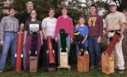 A group of new amateur telescope makers