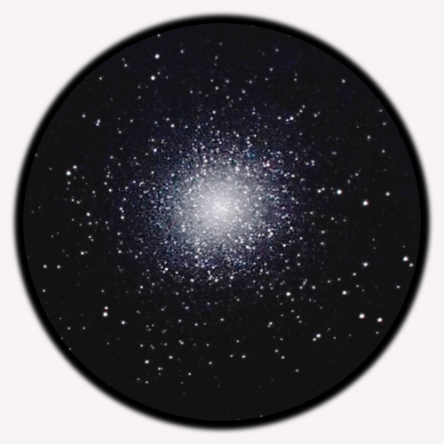 M13 thru the eyepiece
