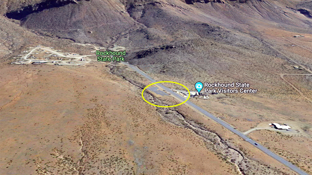 Map to Leasburg Dam SP